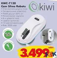 KİWİ KWC-7130 CAM SİLME ROBOTU